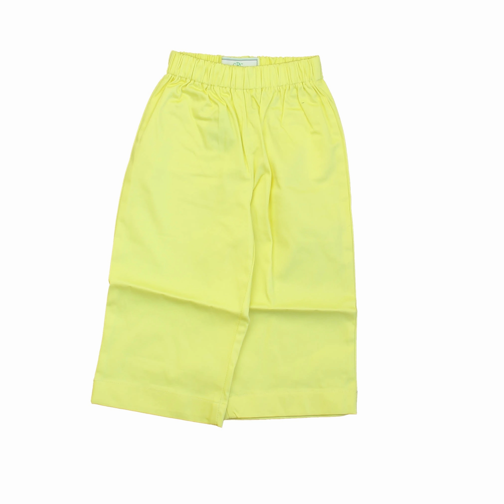 Classic Prep Boys Limelight Yellow Pants Size: 9-12 Months Travel-Ready Slim Silhouette