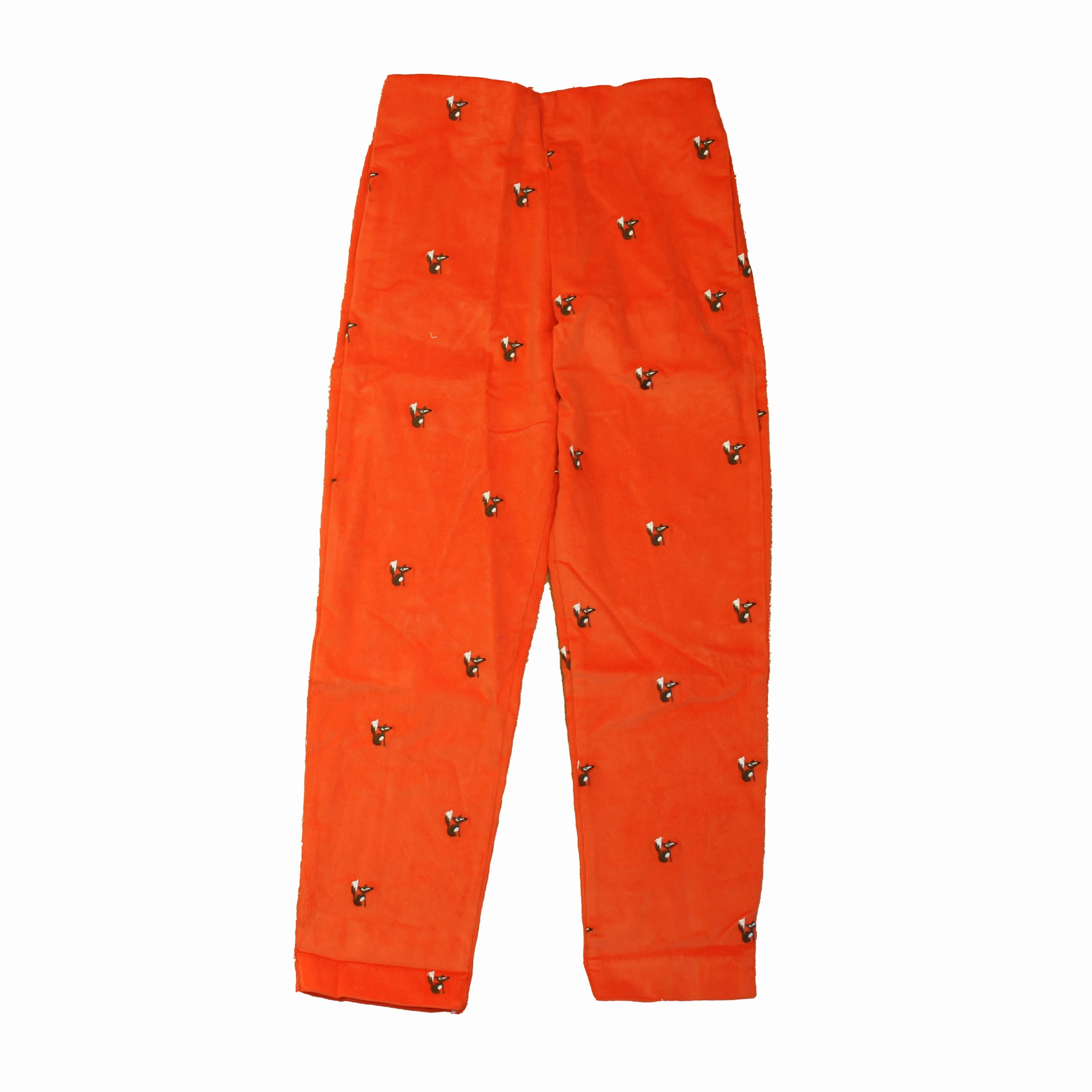 Classic Prep Girls Pureed Pumpkin With Fox Corduroy Pants Size: 6-14 Years Performance Fit