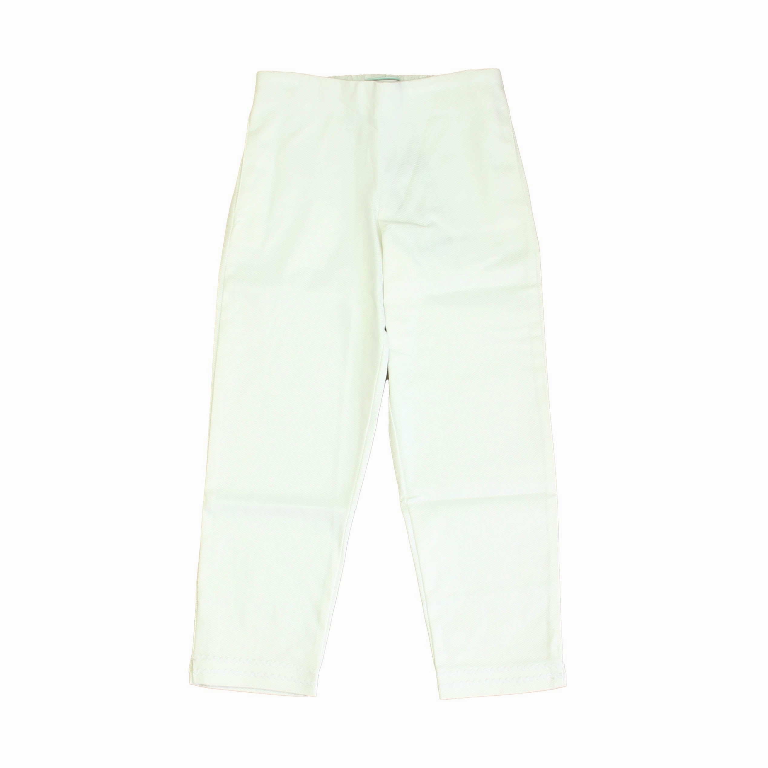 Classic Prep Girls White Pants Size: 6-14 Years Anti Cling Finish Stain Repellent Coating