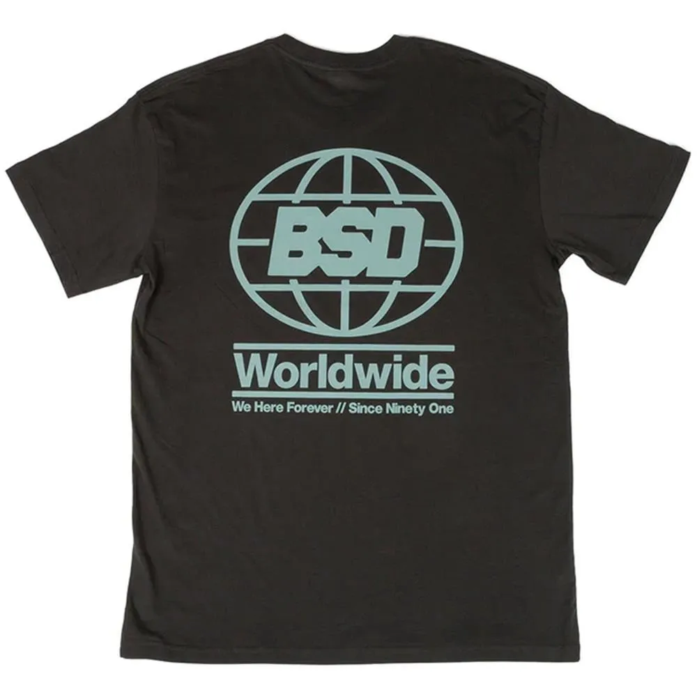 BSD We Here Forever T-Shirt - Coal Breathable Layer regular but not boring