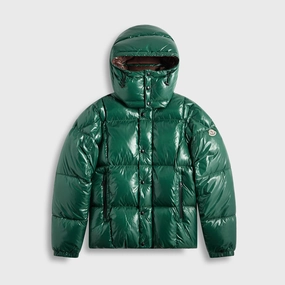 Quilted Stitching Pattern Moncler Parana Jacket - Dark Green