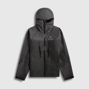 UV Block Arc'teryx Alpha Jacket - Graphite / Black
