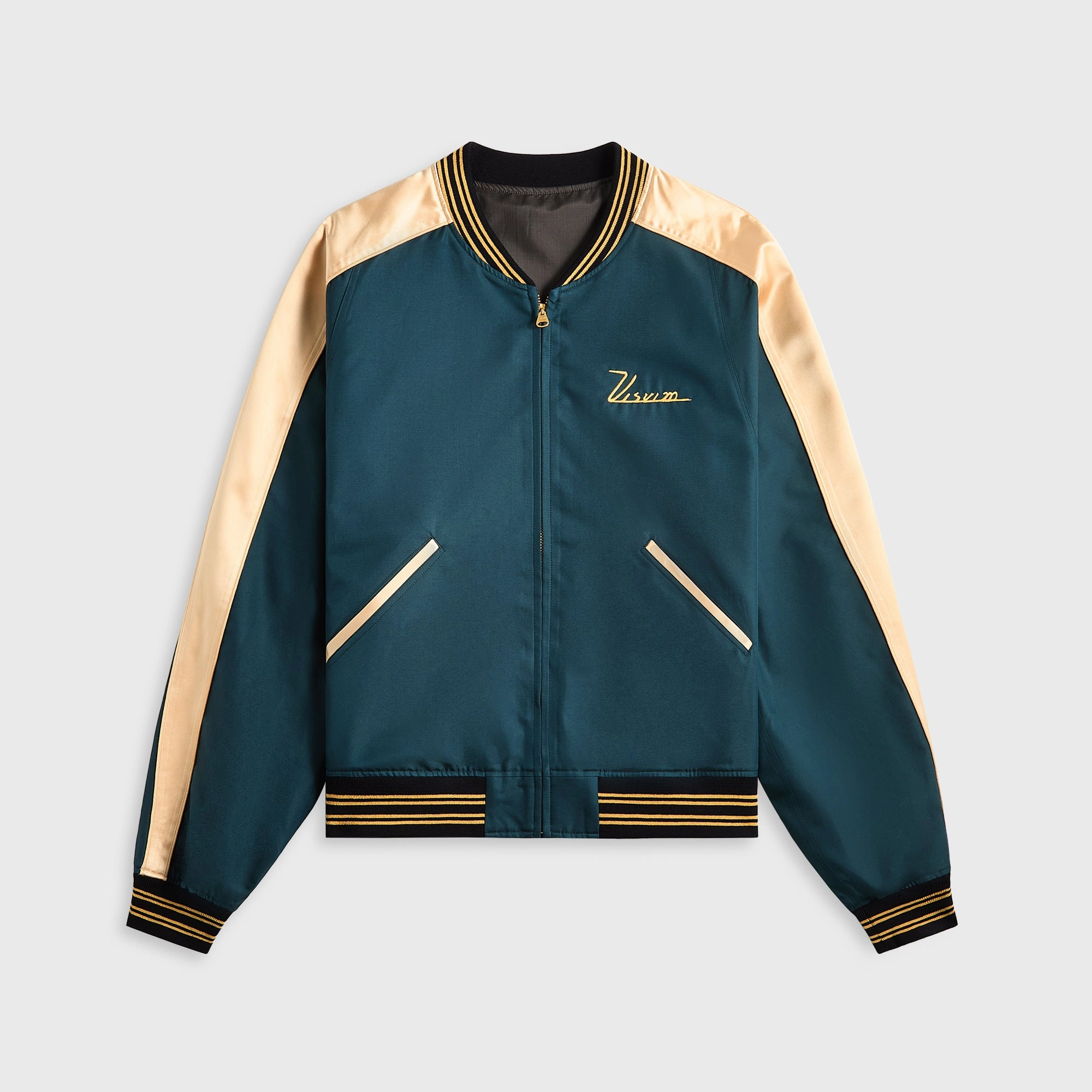 FlexFoldPackaging Stretchable Panels Visvim Douglas Team Jacket - Blue