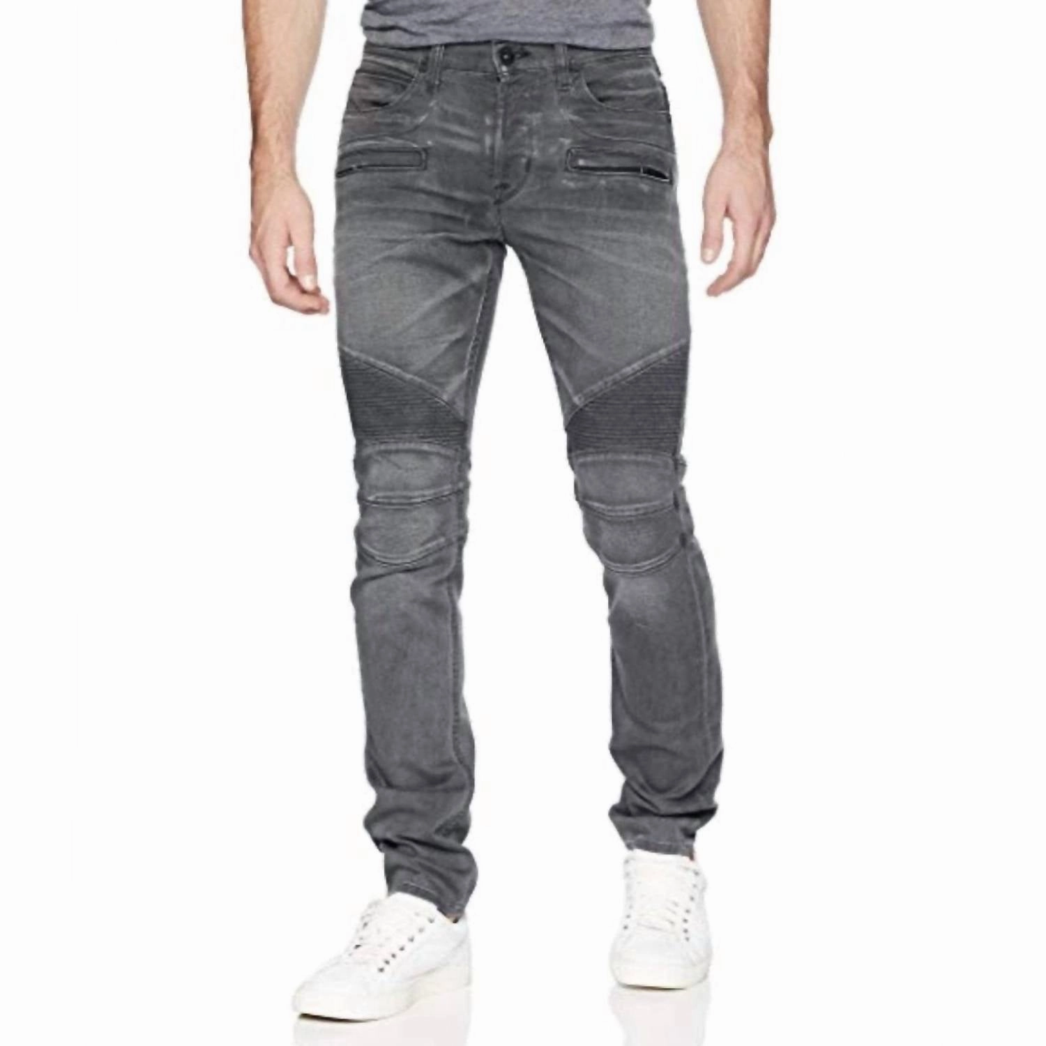 Anytime Look Men's Blinder Biker Jean In Boxo