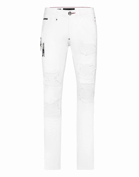 Eco Friendly Chill Outfit Road Trip Everyday Vibrant Coated Denim Rock Star Trousers