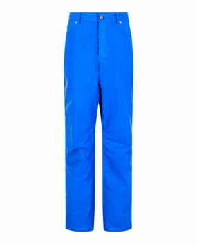 Coated Straight Leg Pants Stain Release Finish Effortless Clothing