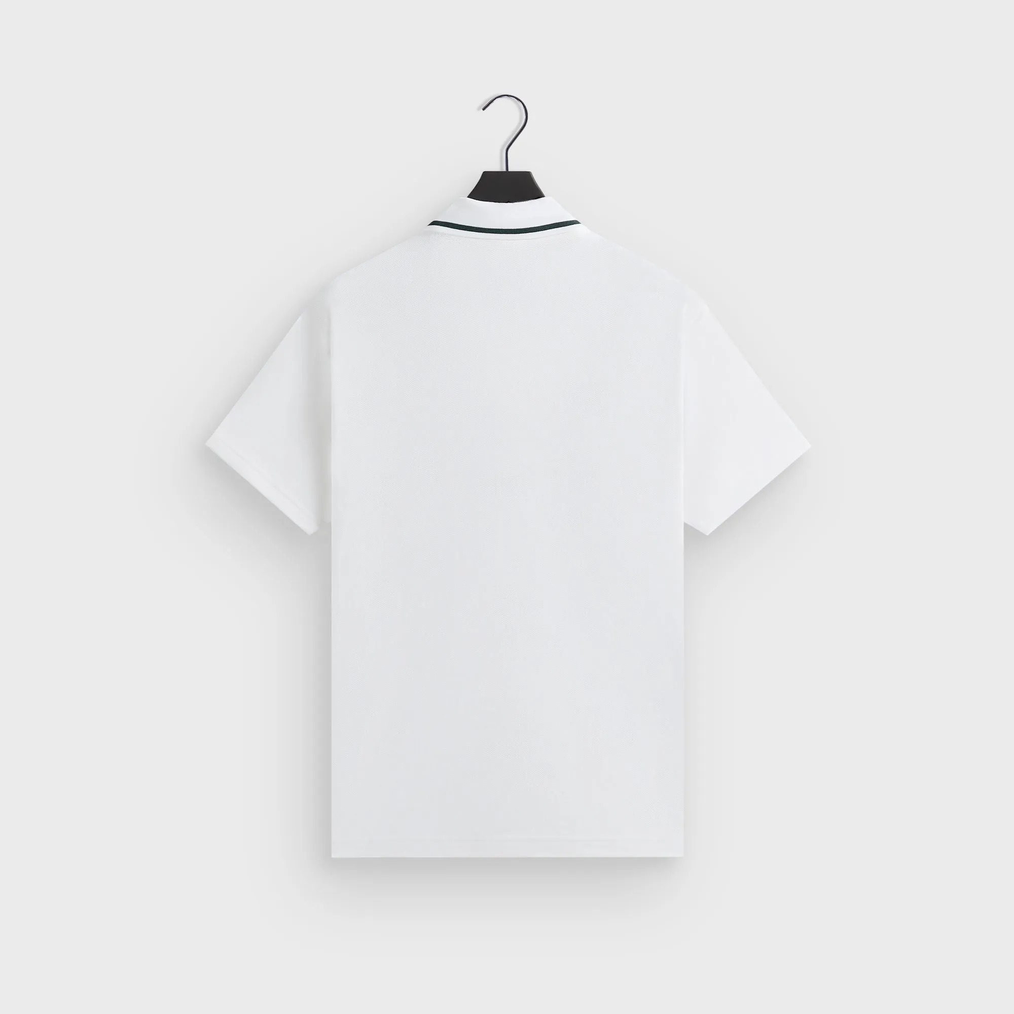 High-Quality Stitching Kith Pique Short Sleeve Tap In Soccer Polo - White