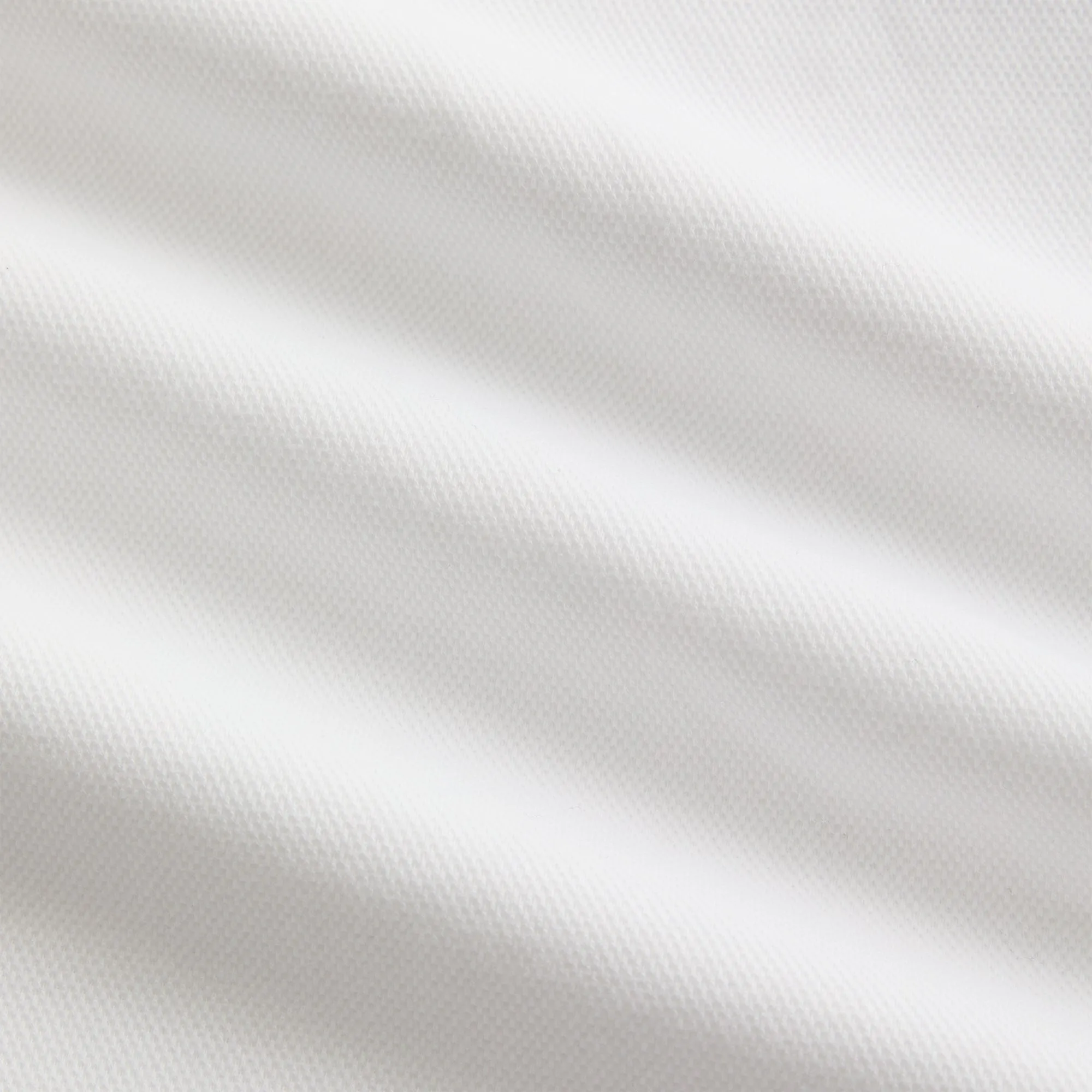 Compact Knit Structure Breathable mesh lining Kith Pique Short Sleeve Tap In Soccer Polo - White