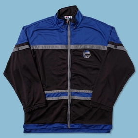 Vintage Fila Track Jacket Medium Shrink Resistant Treatment