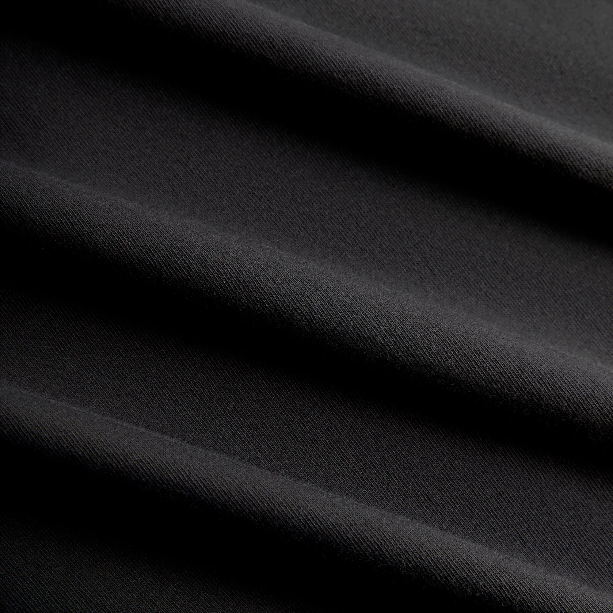 Kith Long Sleeve Leonard Pocket Tee - Black Drop Shoulder Cut Chill Wear