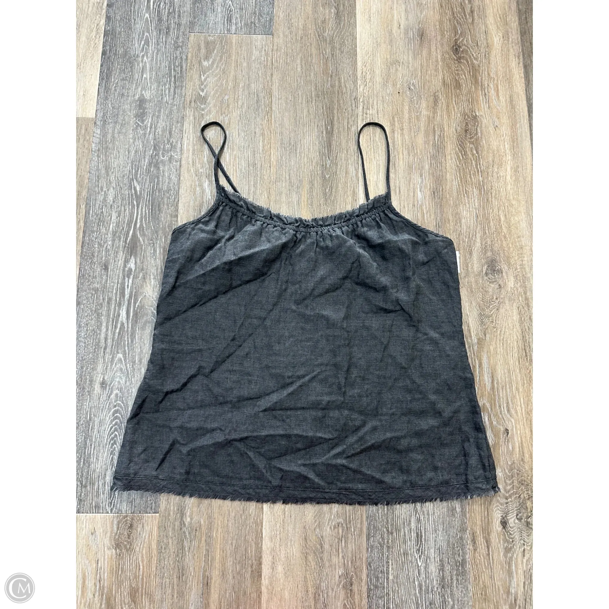 Tank Top By Eileen Fisher In Grey, Size: M Layered Neckline