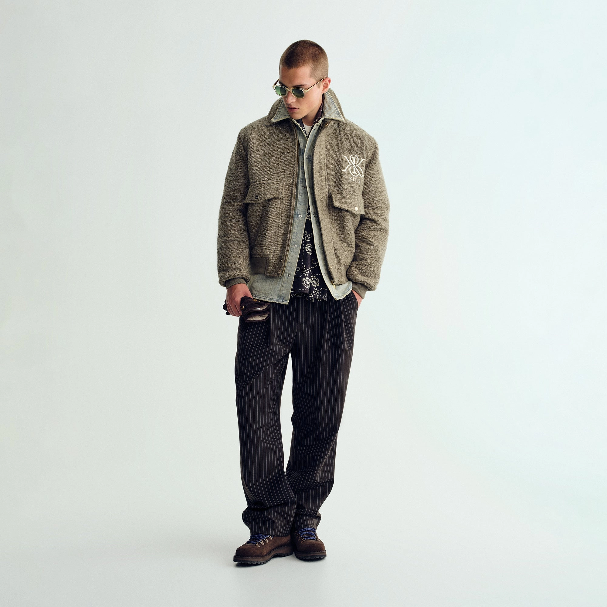 Non Iron Technology Kith Double Weave Kylan Trouser - Kindling