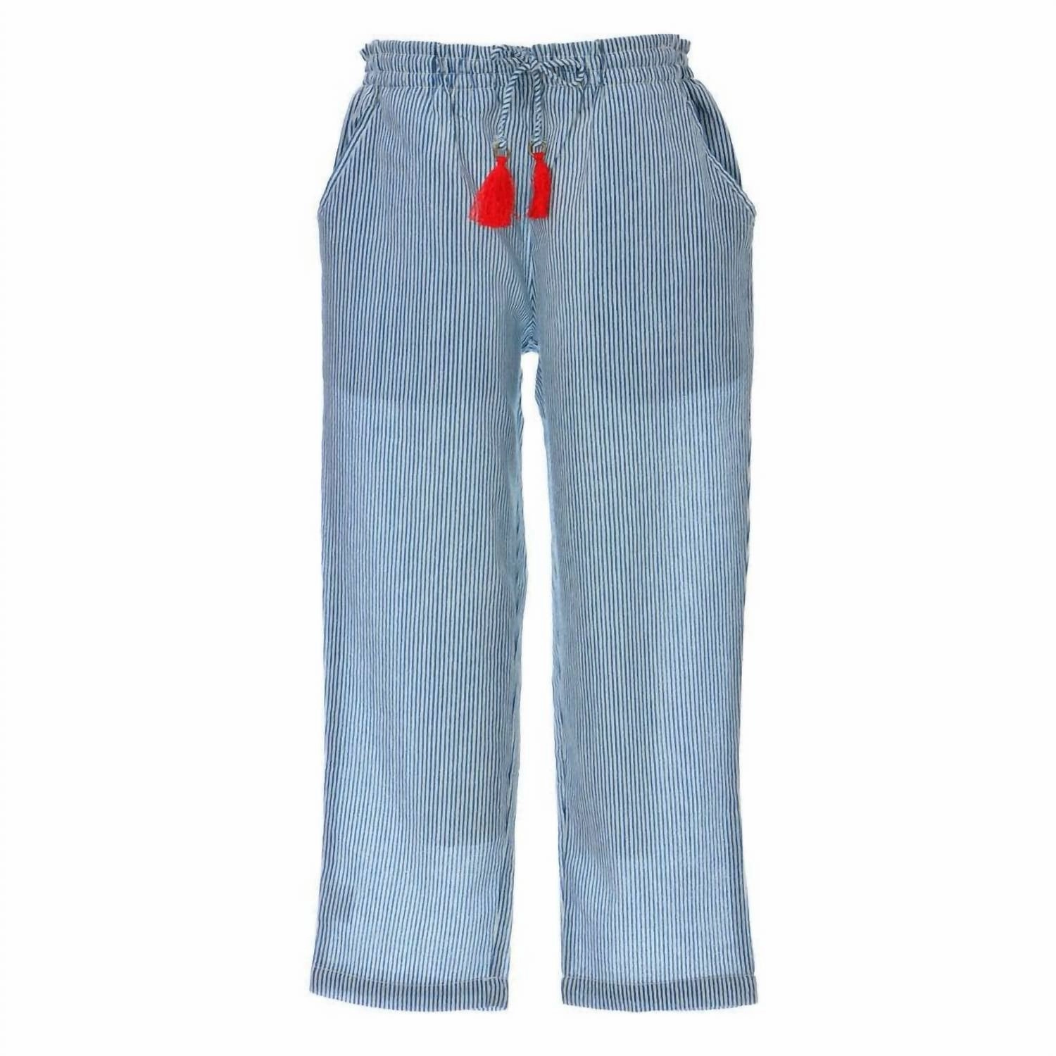 RecycledPolyester Kid's Misha Pants In Blue