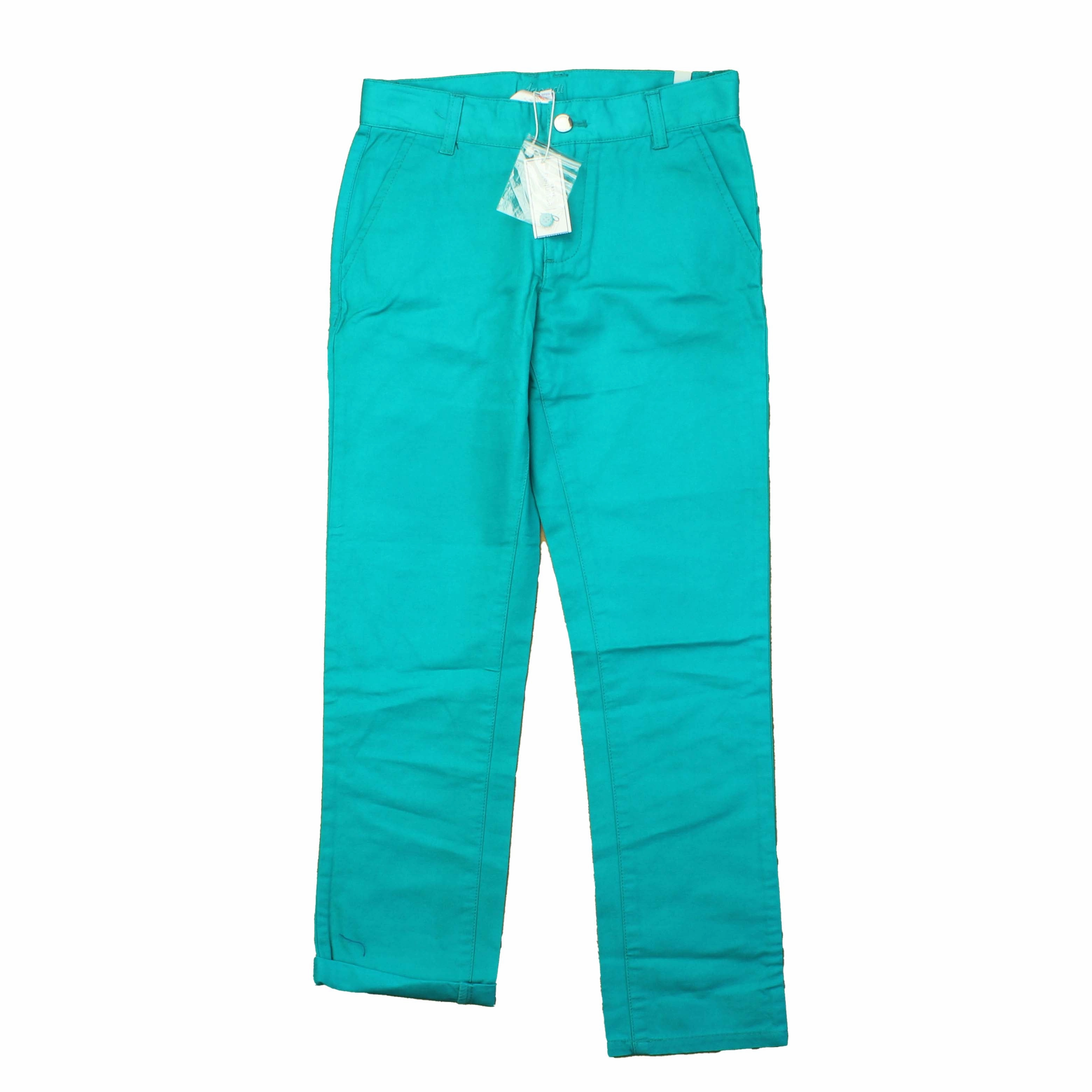 Jacadi Boys Green Pants Work Essential Zip-off legs