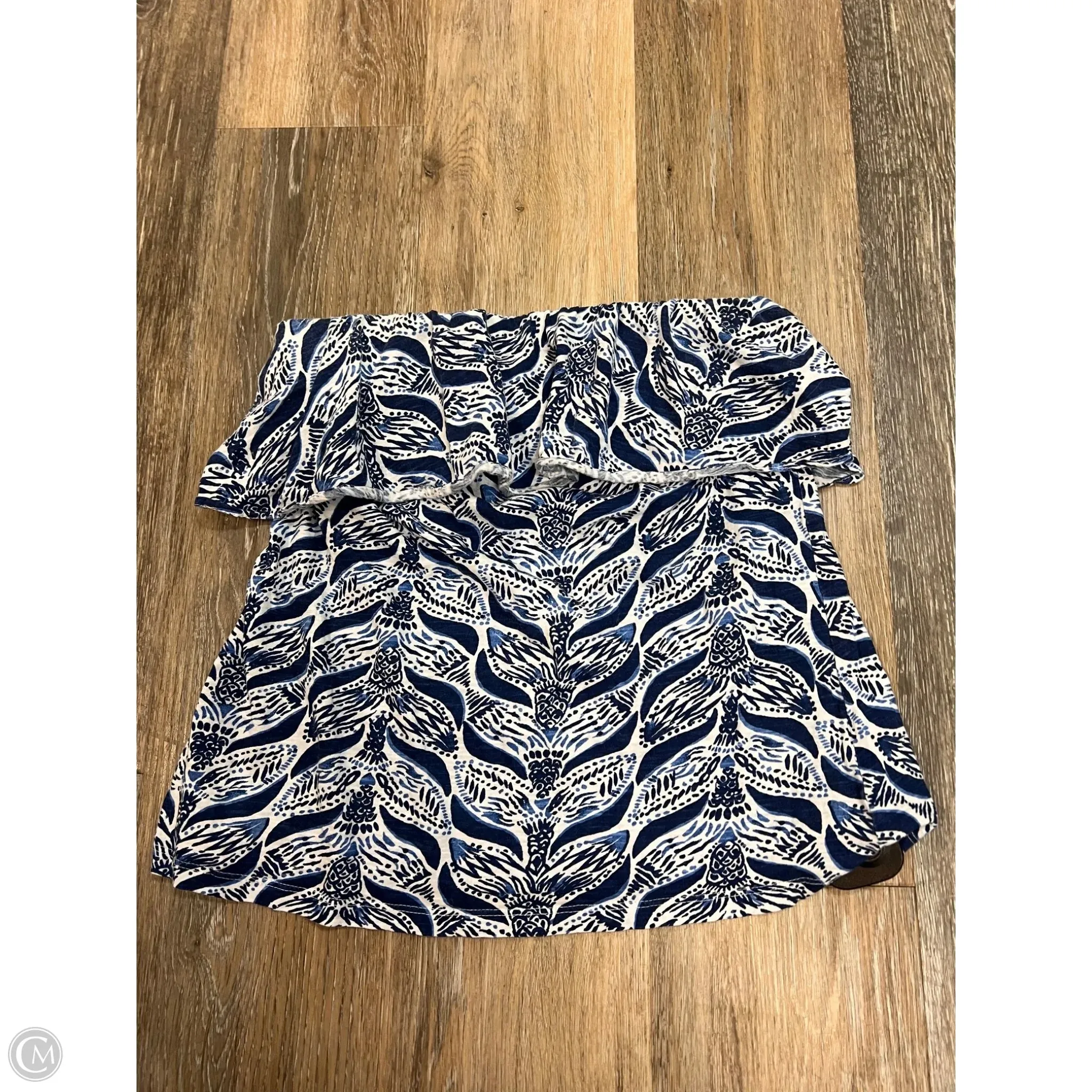 BreathableMoistureBarrier UV protection coating Tank Top Designer By Lilly Pulitzer In Blue, Size: S