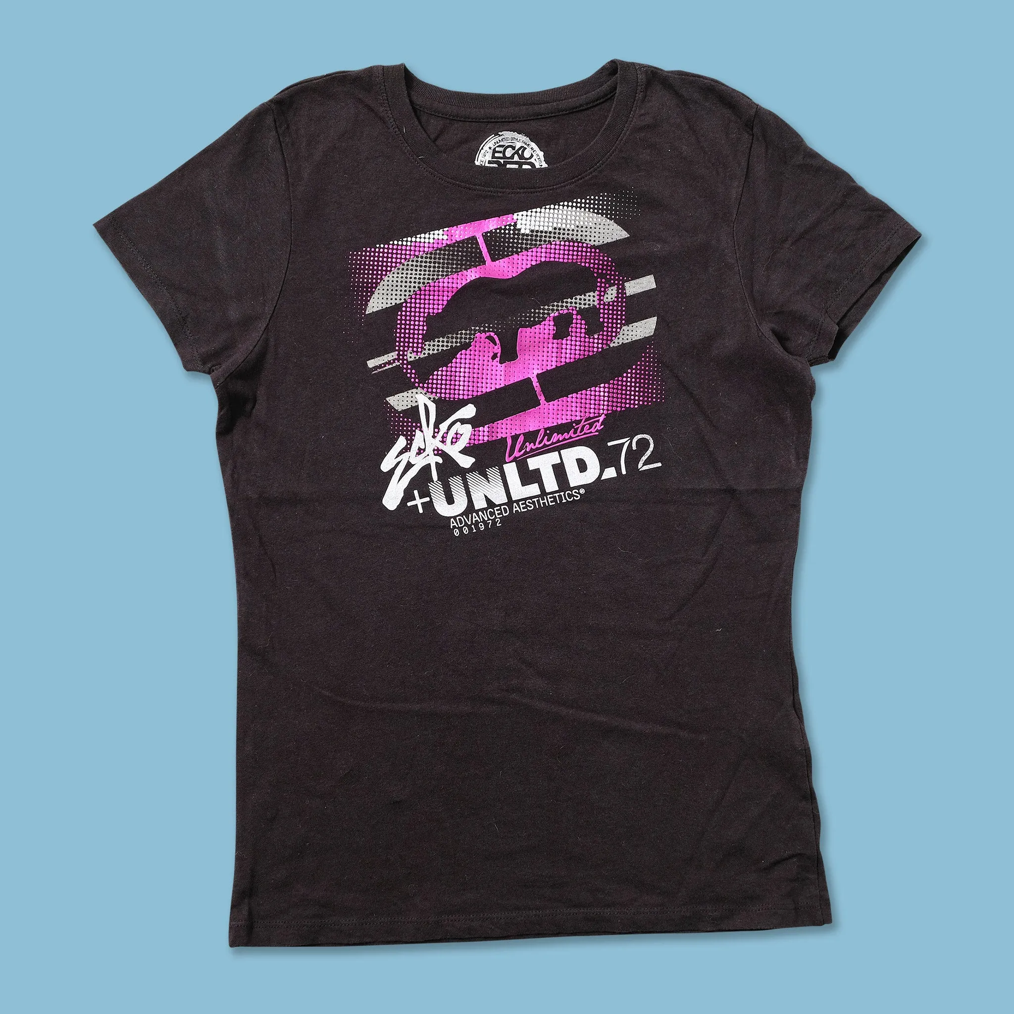 Women's Y2K Ecko T-Shirt Large Functional Fashion Cool Style