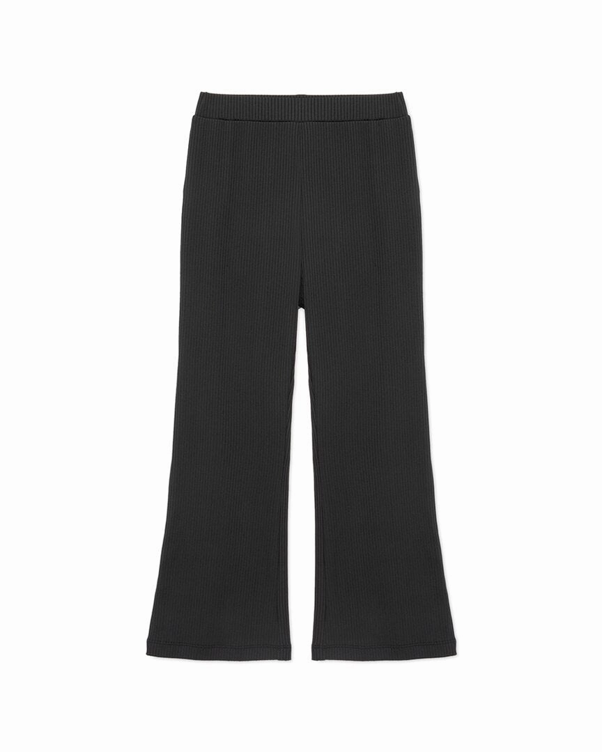 Cool Weather Peek Kids Ribbed Flare Pant