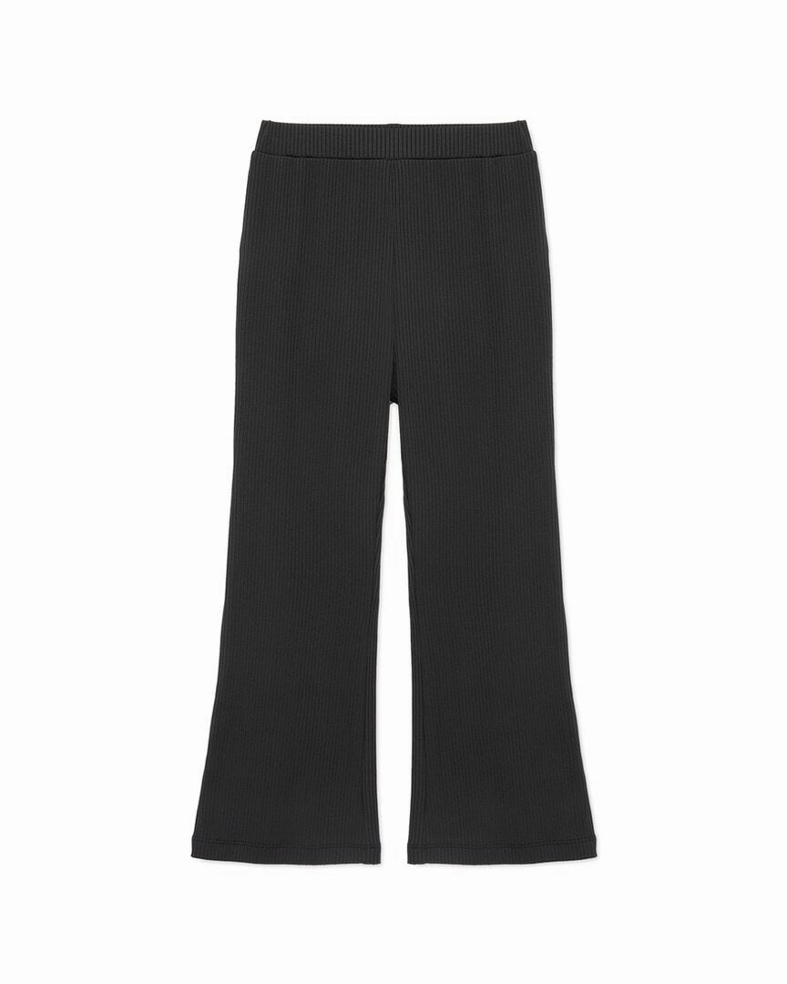 Peek Kids Ribbed Flare Pant Breathable mesh lining