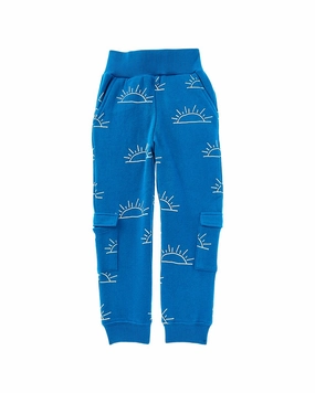 Chaser Fleece Cargo Sweatpant Rayon drape