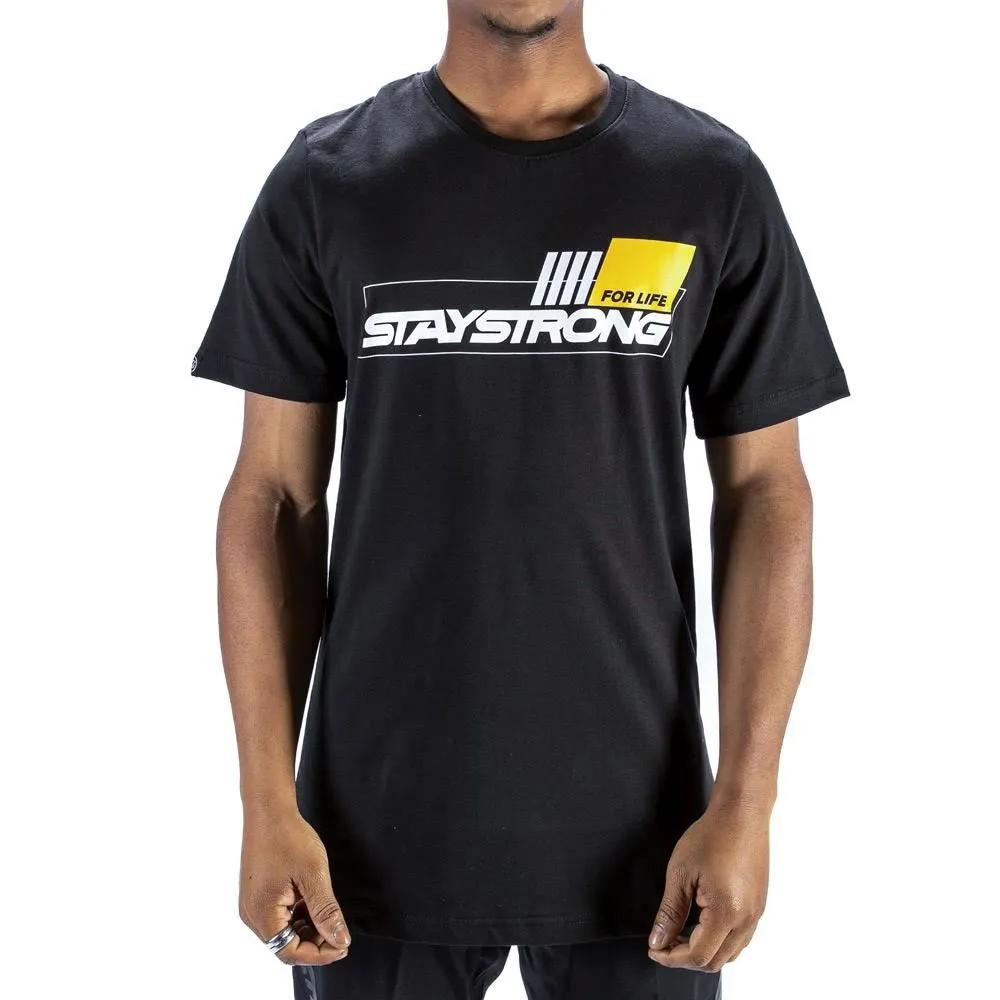 Stay Strong For Life T-Shirt - Black informal gathering