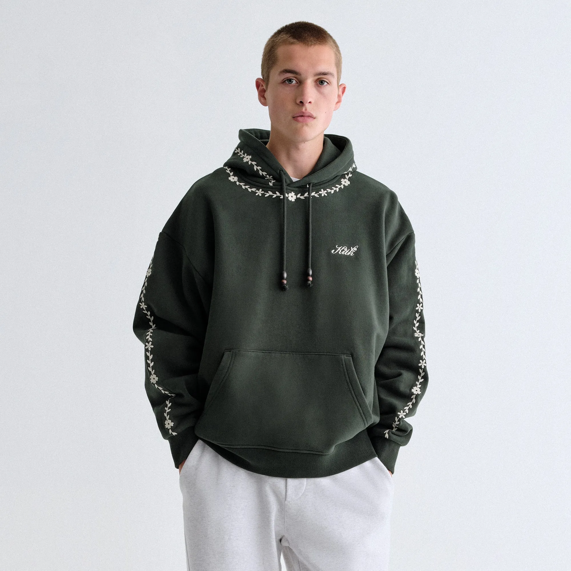 Kith Artisanal Floral Nelson Hoodie - Stadium Sustainable Manufacturing