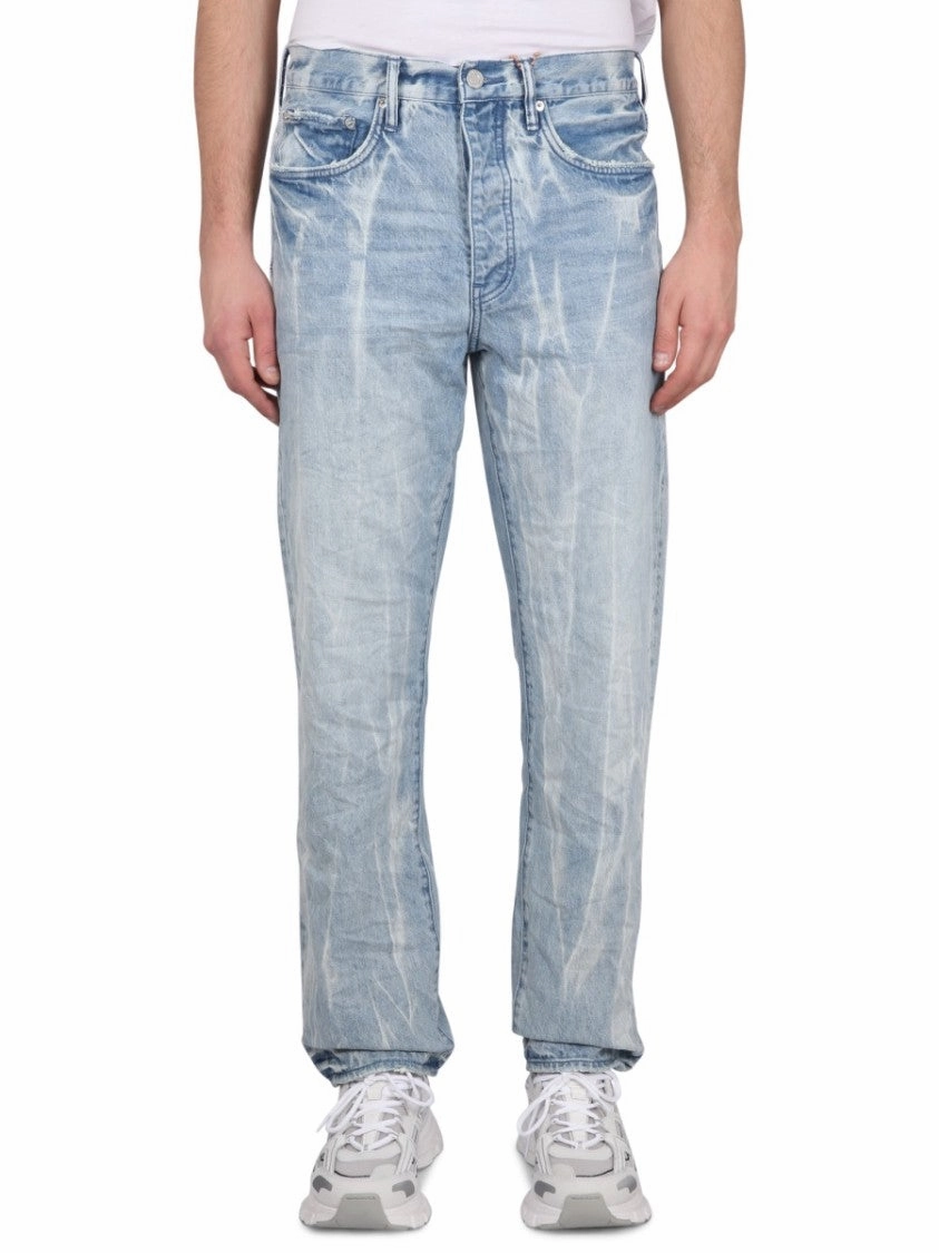 abrasion resistant coating Relaxed Fit Light Blue Denim Jeans