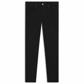 Porsche x  tapered-fit jeans in black stretch denim Layer Ready
