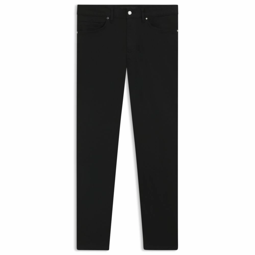 Porsche x  tapered-fit jeans in black stretch denim Layer Ready