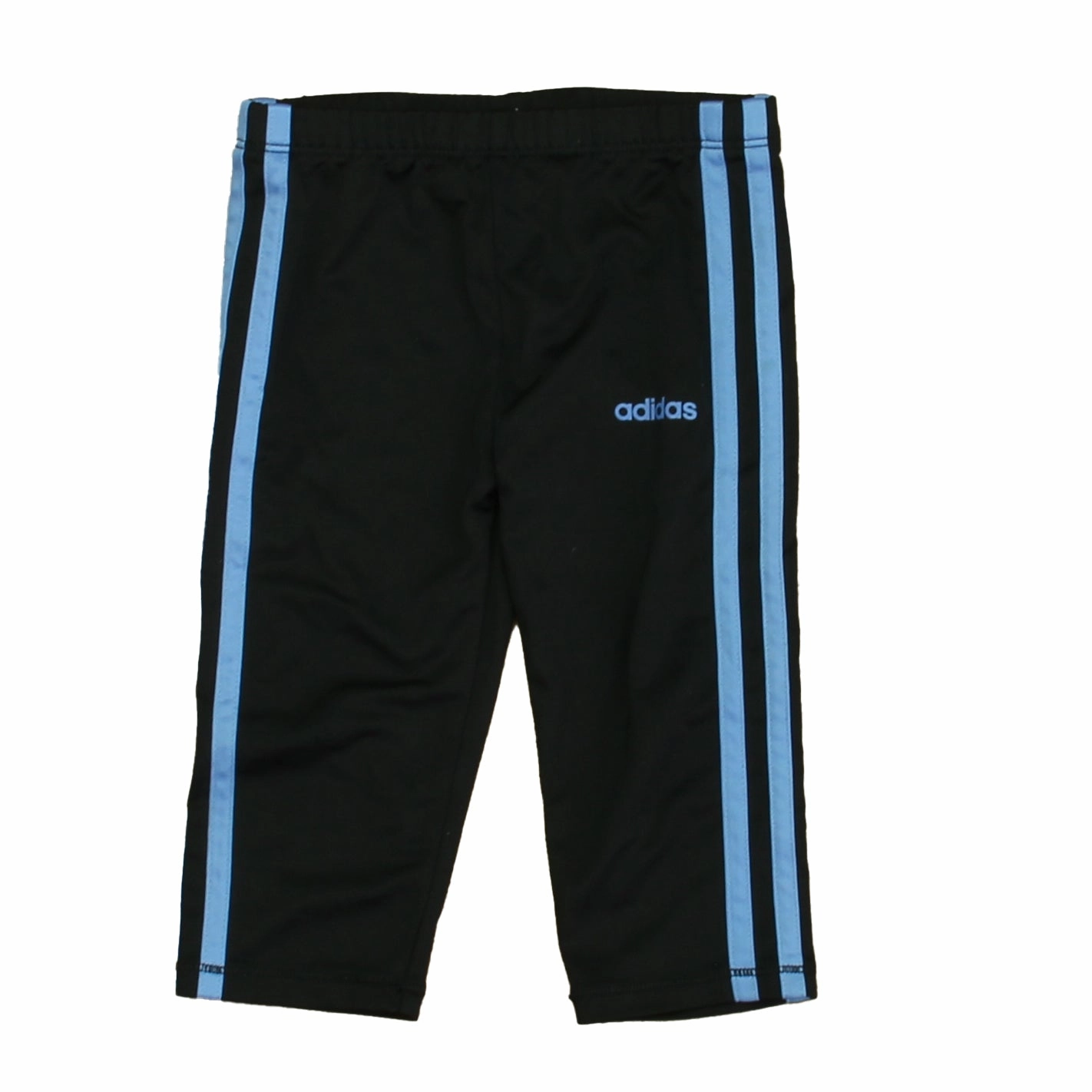 Anti Pilling Finish Adidas Girls Black | Blue Athletic Pants