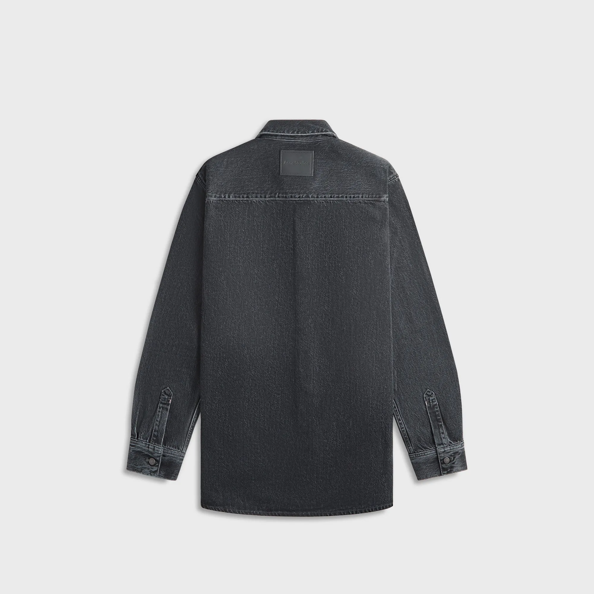 Acne Studios Denim Shirt - Black Trendy Pattern