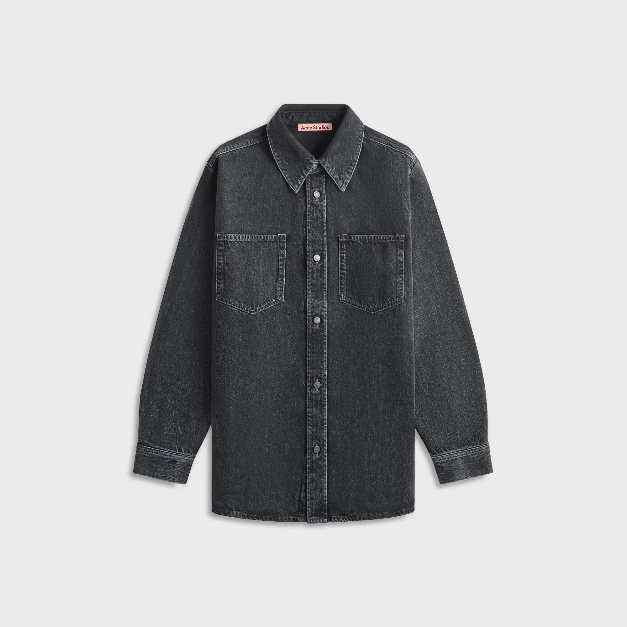 Festival Fashion Holiday Travel Acne Studios Denim Shirt - Black