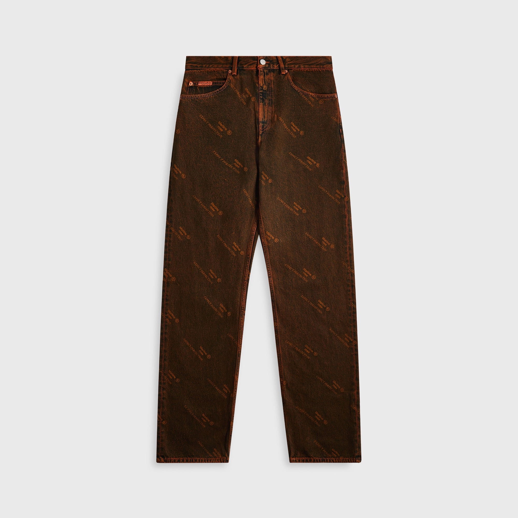 Martine Rose Relaxed Fit Jean - Orange Laser All-day Comfort