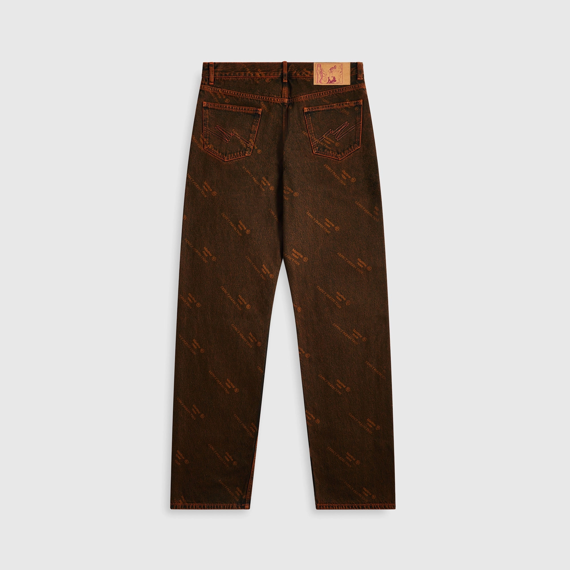 WindResistantMaterial Martine Rose Relaxed Fit Jean - Orange Laser