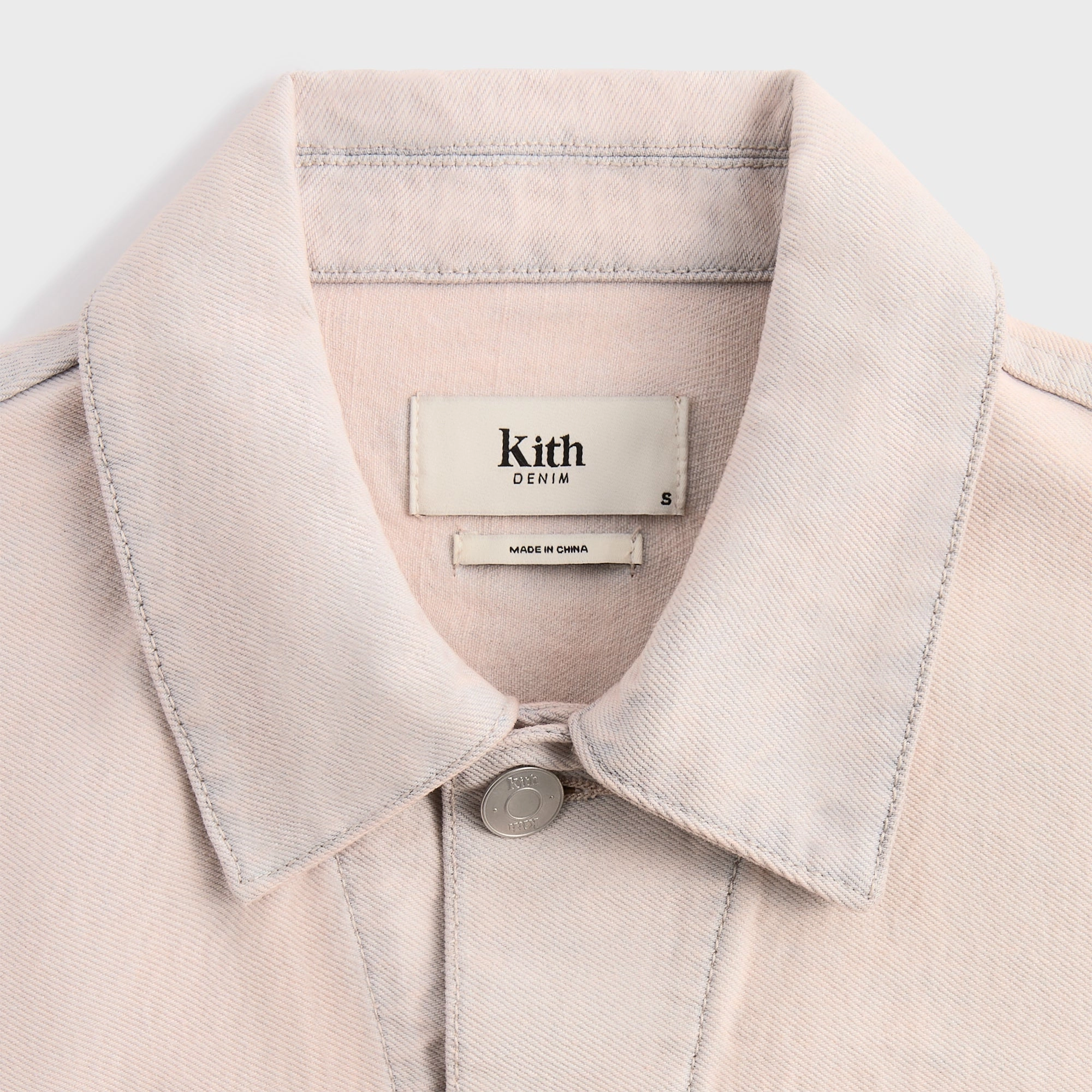 Kith Alonzo Denim Jacket - Washed Pastel Casual Comfy Layer