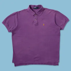 Breathable Textile Vintage Polo Ralph Lauren Polo Large