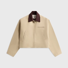 JW Anderson Wear Jacket - Nougat / Chocolate Compact Packability FleeceLined