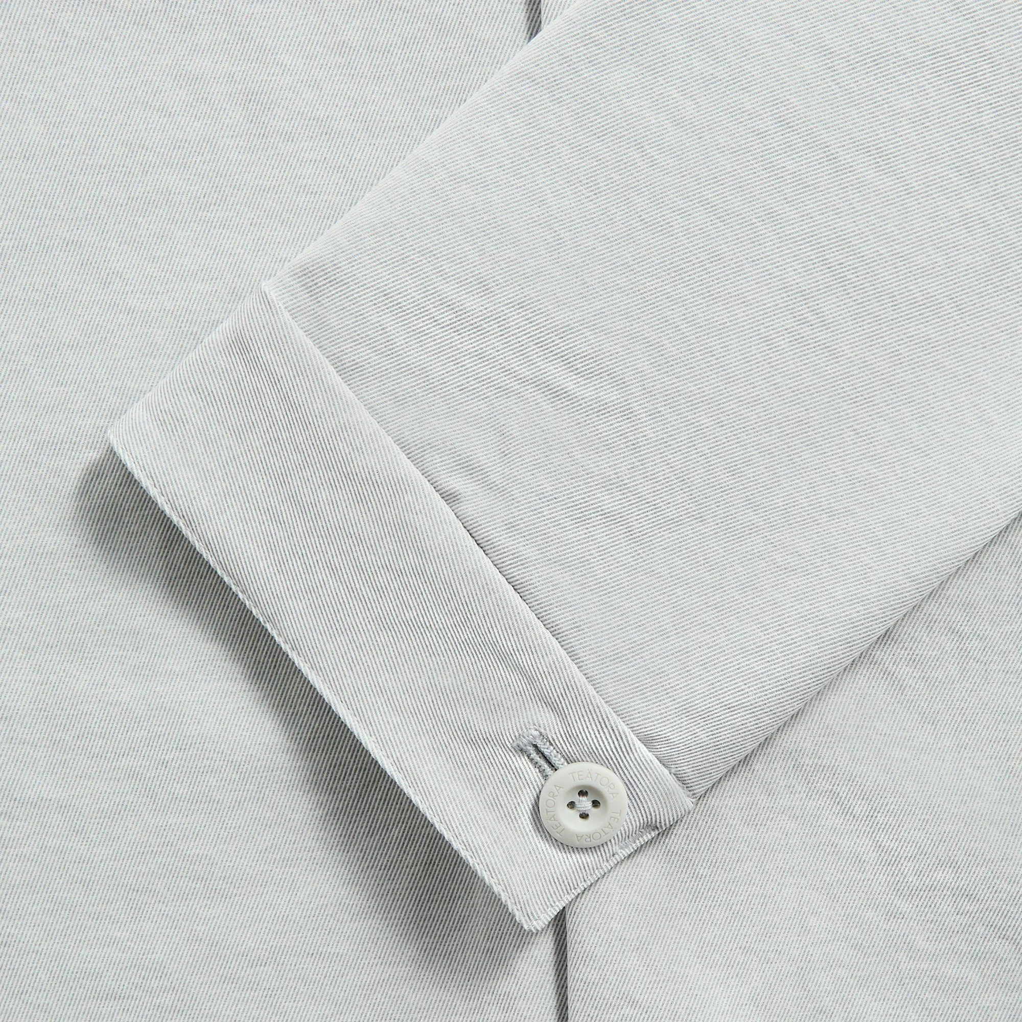 Loose Comfort Dressy look Teatora Dual Divisor Wide Shirt - Ice Blue