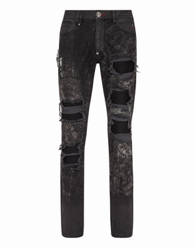 Neutral Fit Piece Denim Trousers Rock Star Fit