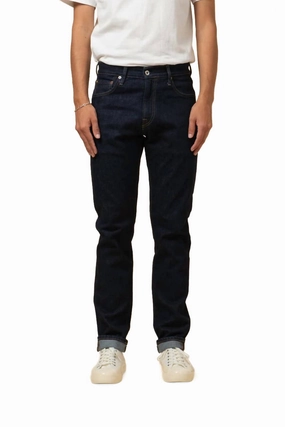 M07 High Rise Jean In Indigo Rinse Streetwear Fan Beach Day Light Comfort
