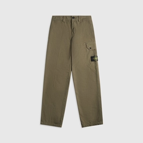 Anti Slip Waistband Fitted waist Stone Island Trousers - Military Green