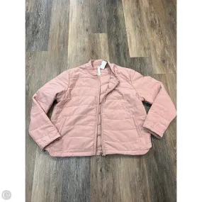 Athletic Jacket By Glyder In Pink, Size: Xl UltraLightweight Quick Access Slit