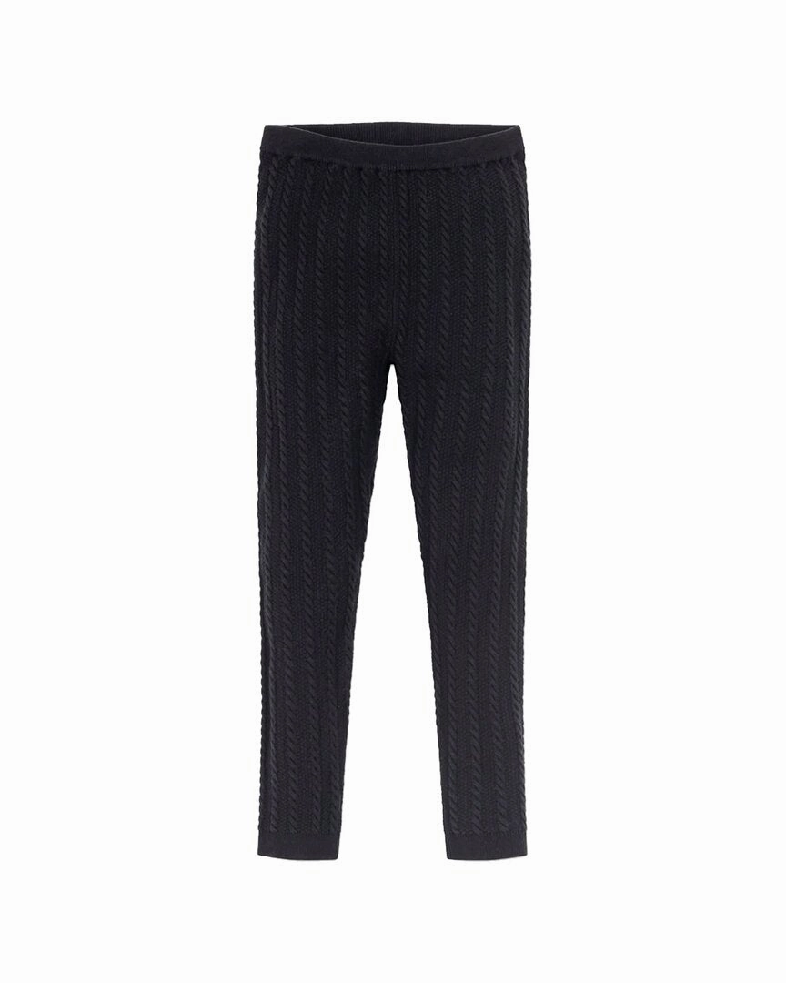Hope & Henry Cable Sweater Legging Freedom Motion Comfy Waistband