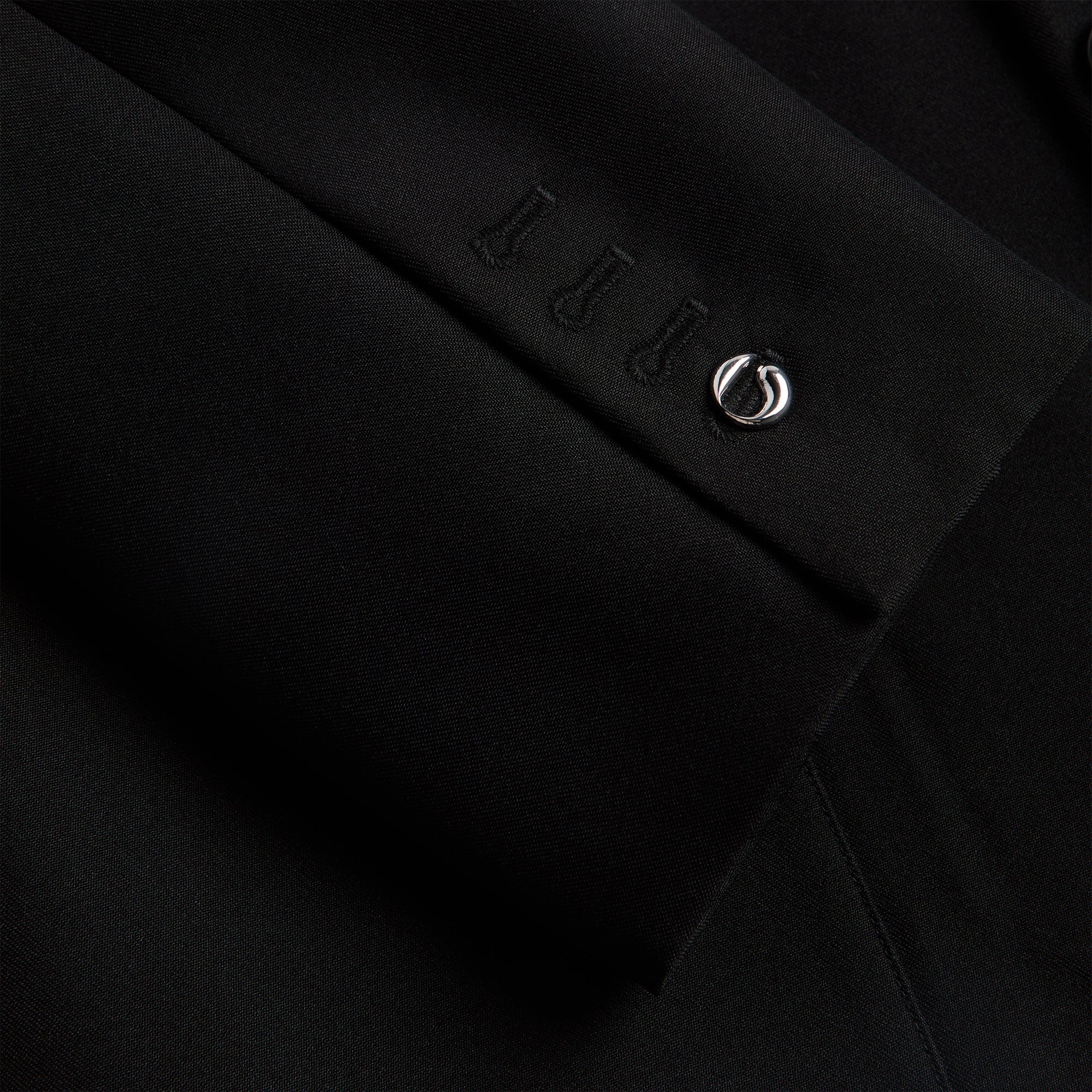 Sleek Layers Coperni Belted Pocket Tailored Jacket - Black