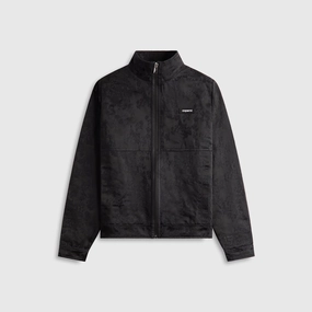 Soft Fleece Lining Coperni Jacquard Zipped Jacket - Black