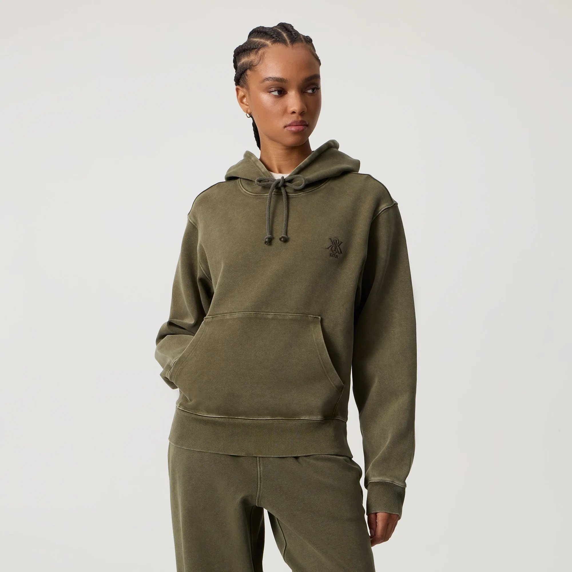 Kith Women Jane II Hoodie - Canopy Daily Relaxed earthy colors