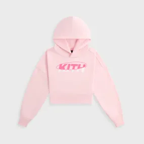 Classic Layering Lightweight Comfort Kith Kids Orbit Cropped Nelson Hoodie - Soda