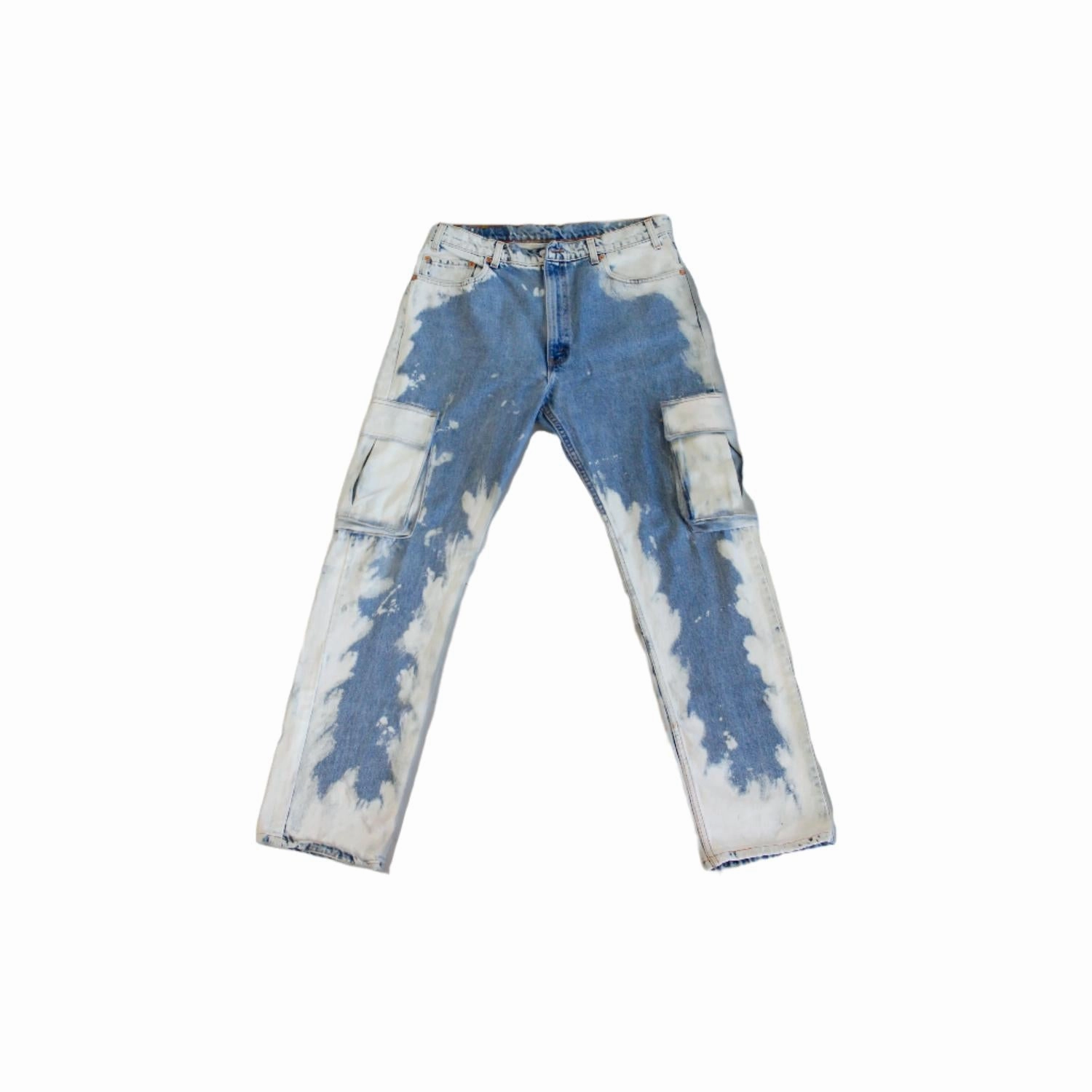 Men's Cargo Jeans In Blue Lagoon Wardrobe Fit