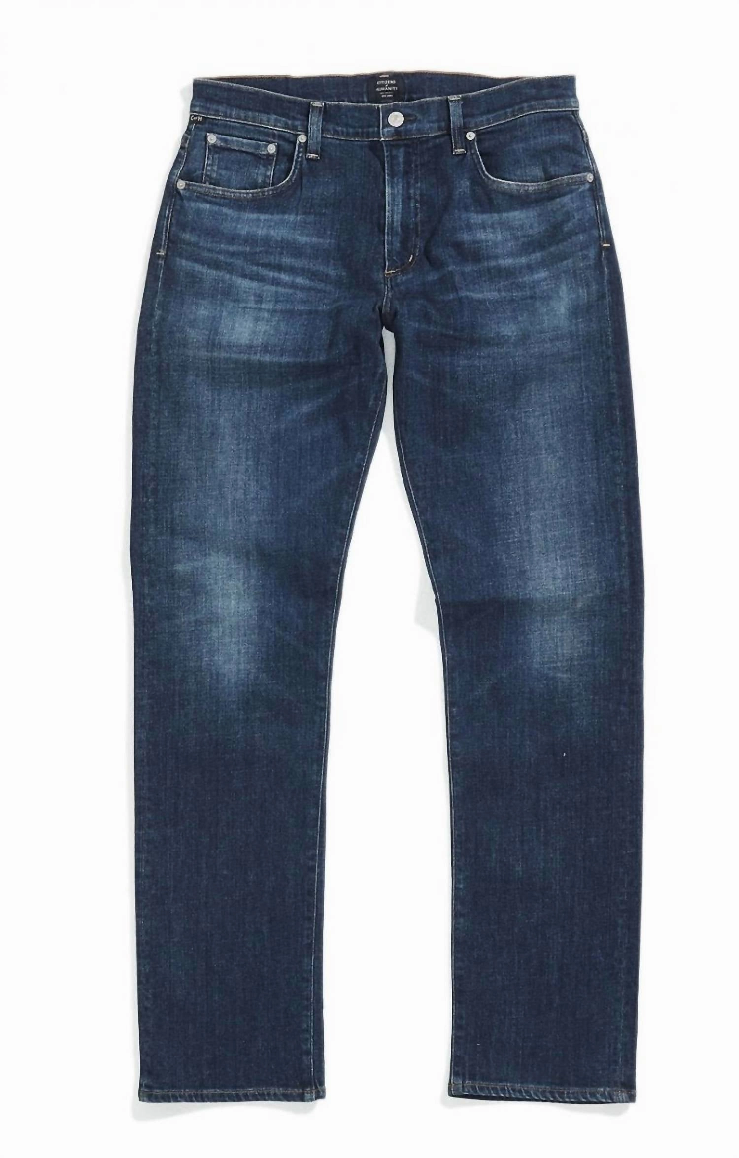 Core Slim Straight Fit In Eastgate Acid Wash Effect fade resistant color