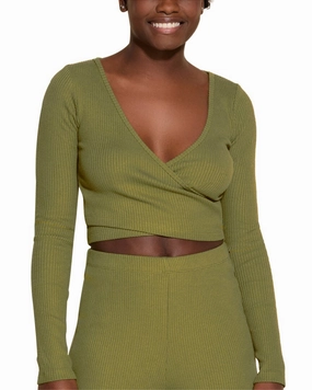 Cosabella Britt Cross Front Top Pocket Placement