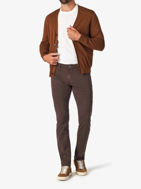 Courage Straight Leg Pants In Fudge Twill Stretch Recovery